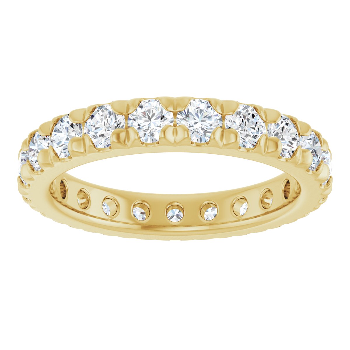 Petite Pave Stackable Band