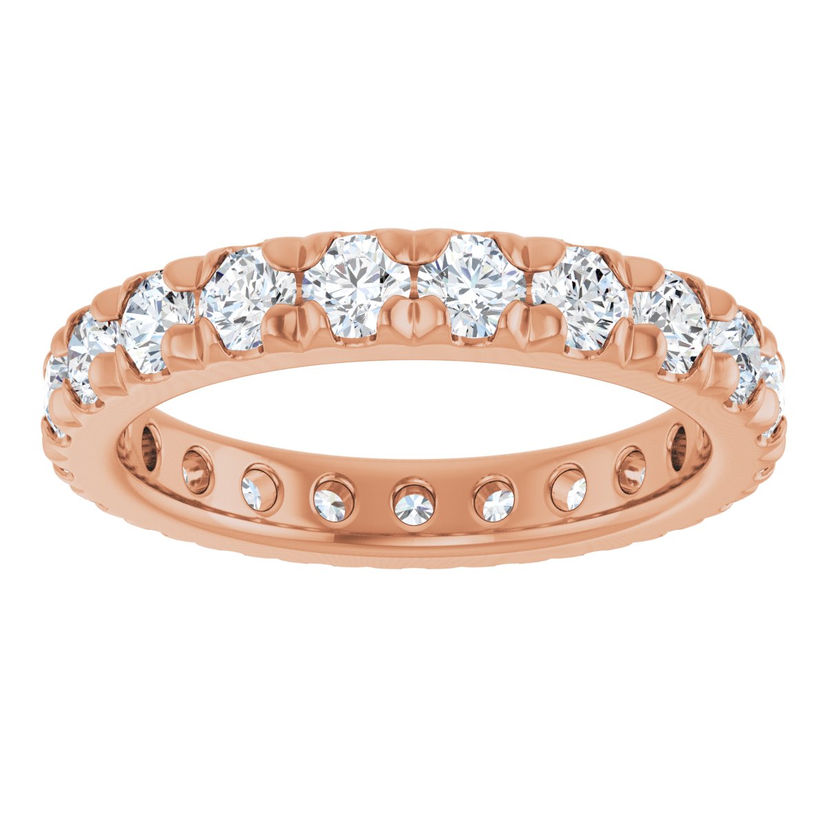 Petite Pave Stackable Band