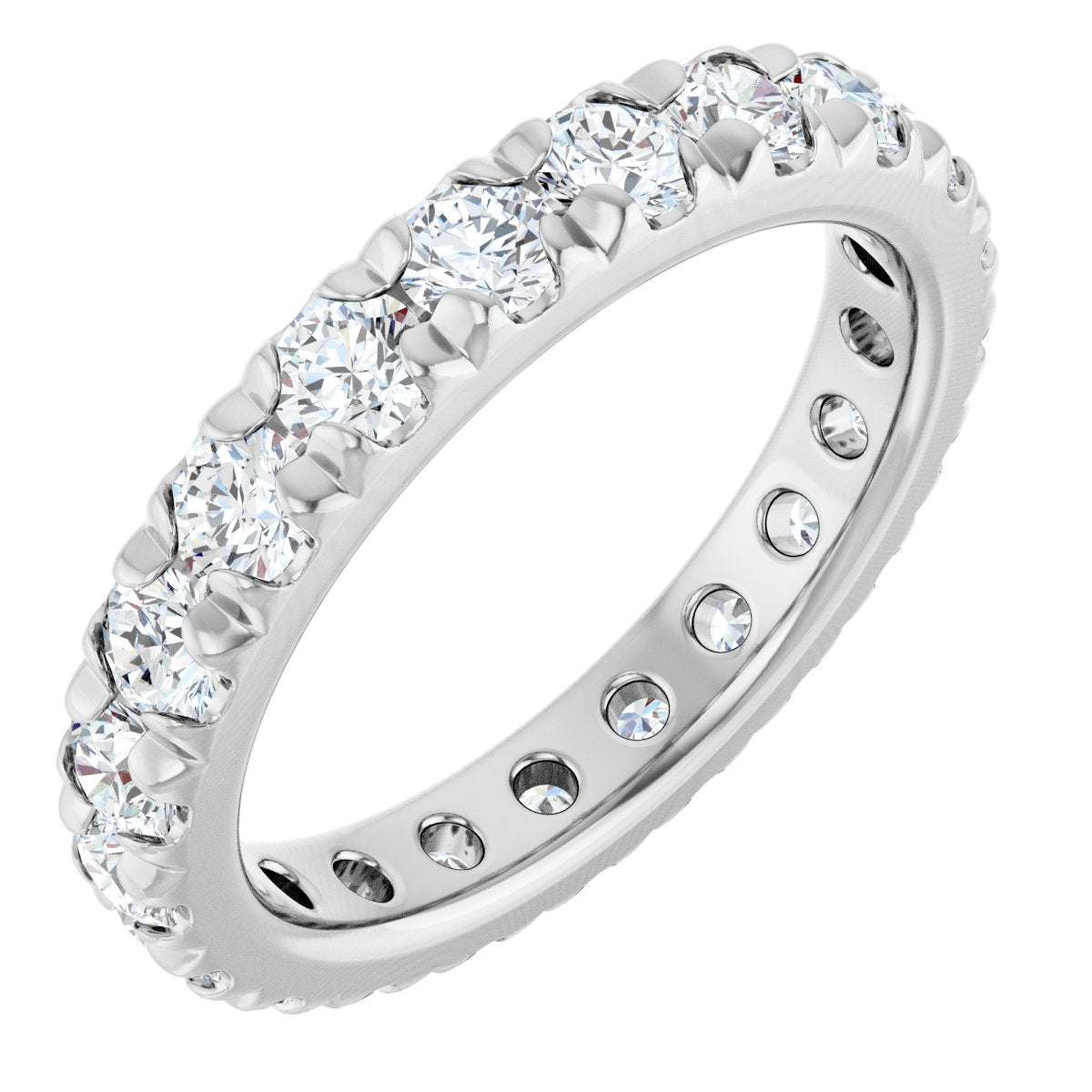 Petite Pave Stackable Band