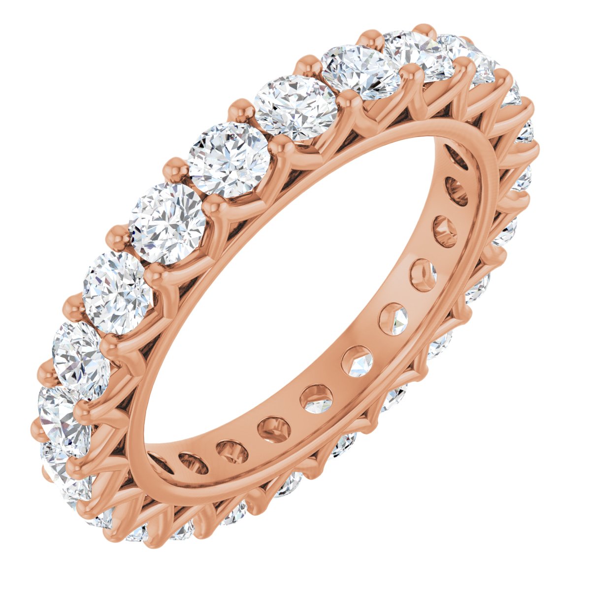 Round Crown Eternity Band