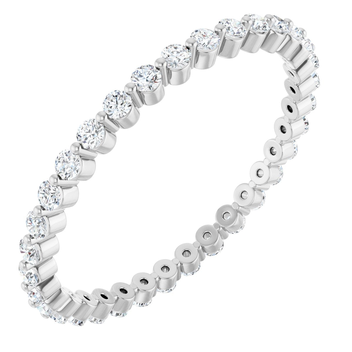 Round Link Eternity Band
