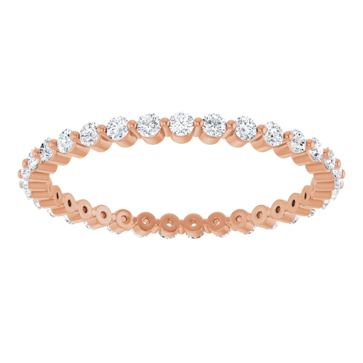 Round Link Eternity Band