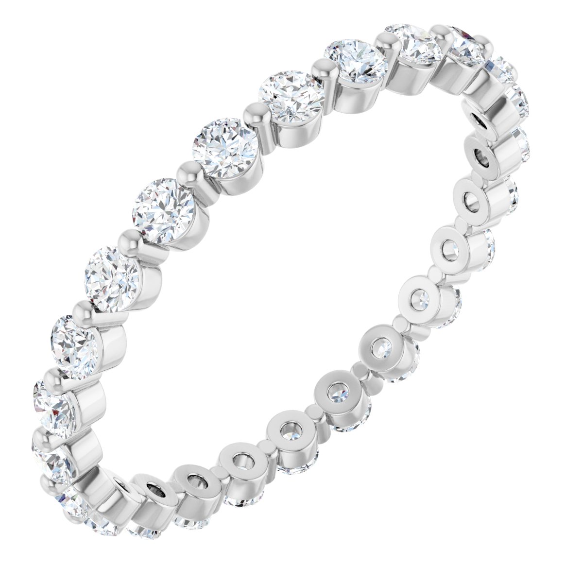 Round Link Eternity Band