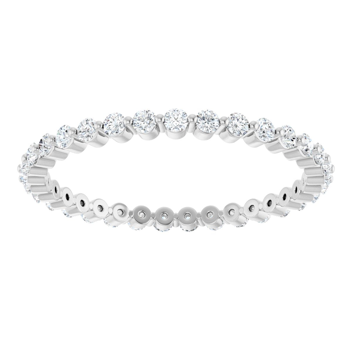 Round Link Eternity Band