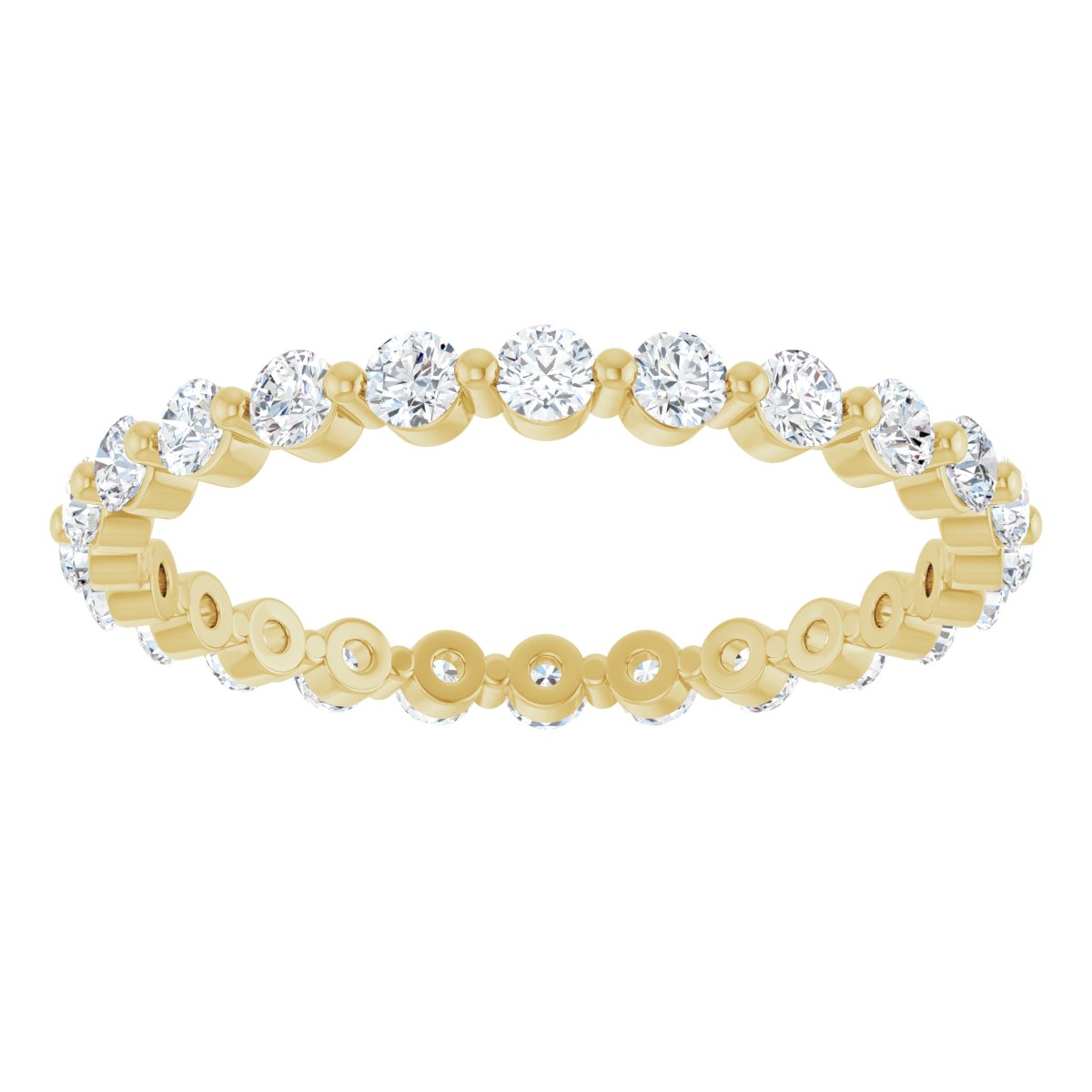 Round Link Eternity Band
