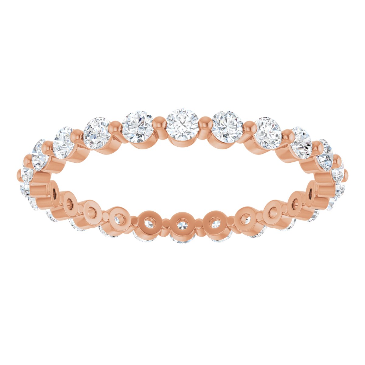 Round Link Eternity Band