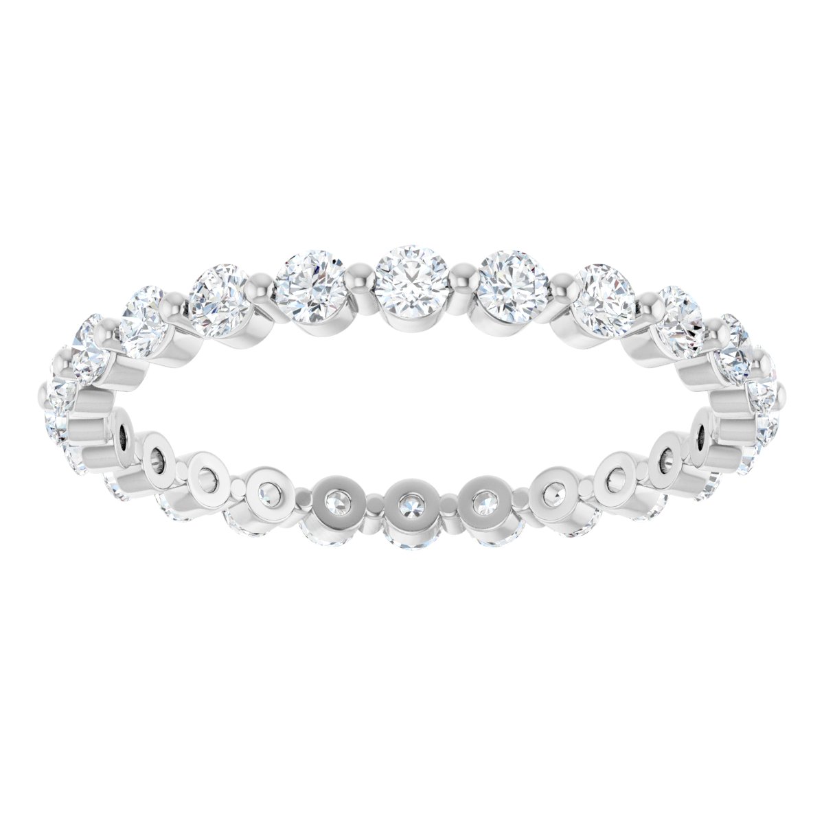 Round Link Eternity Band