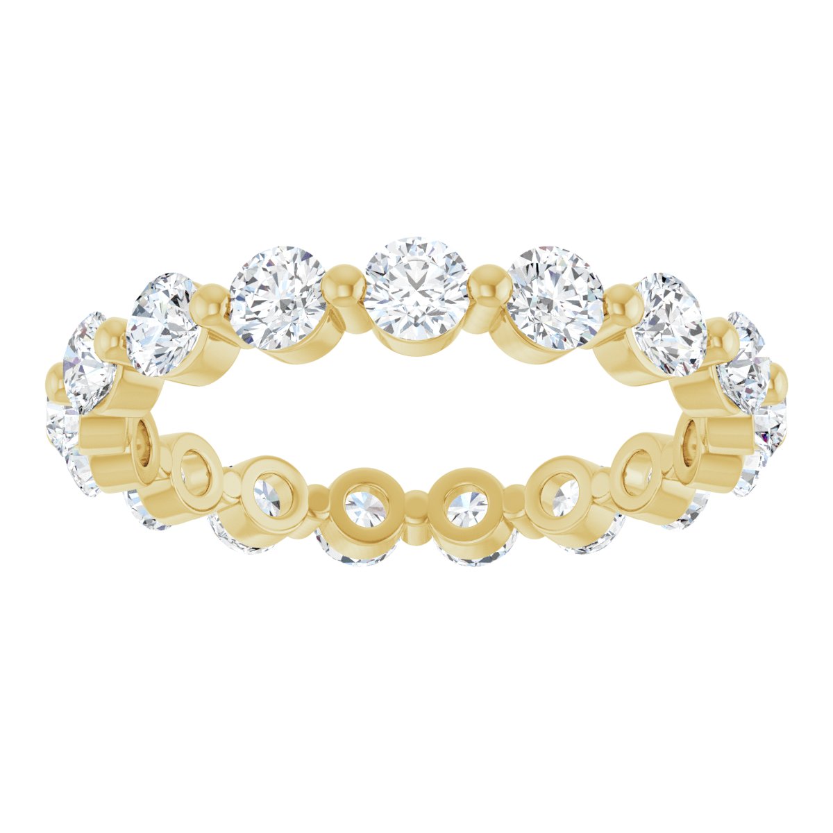 Round Link Eternity Band