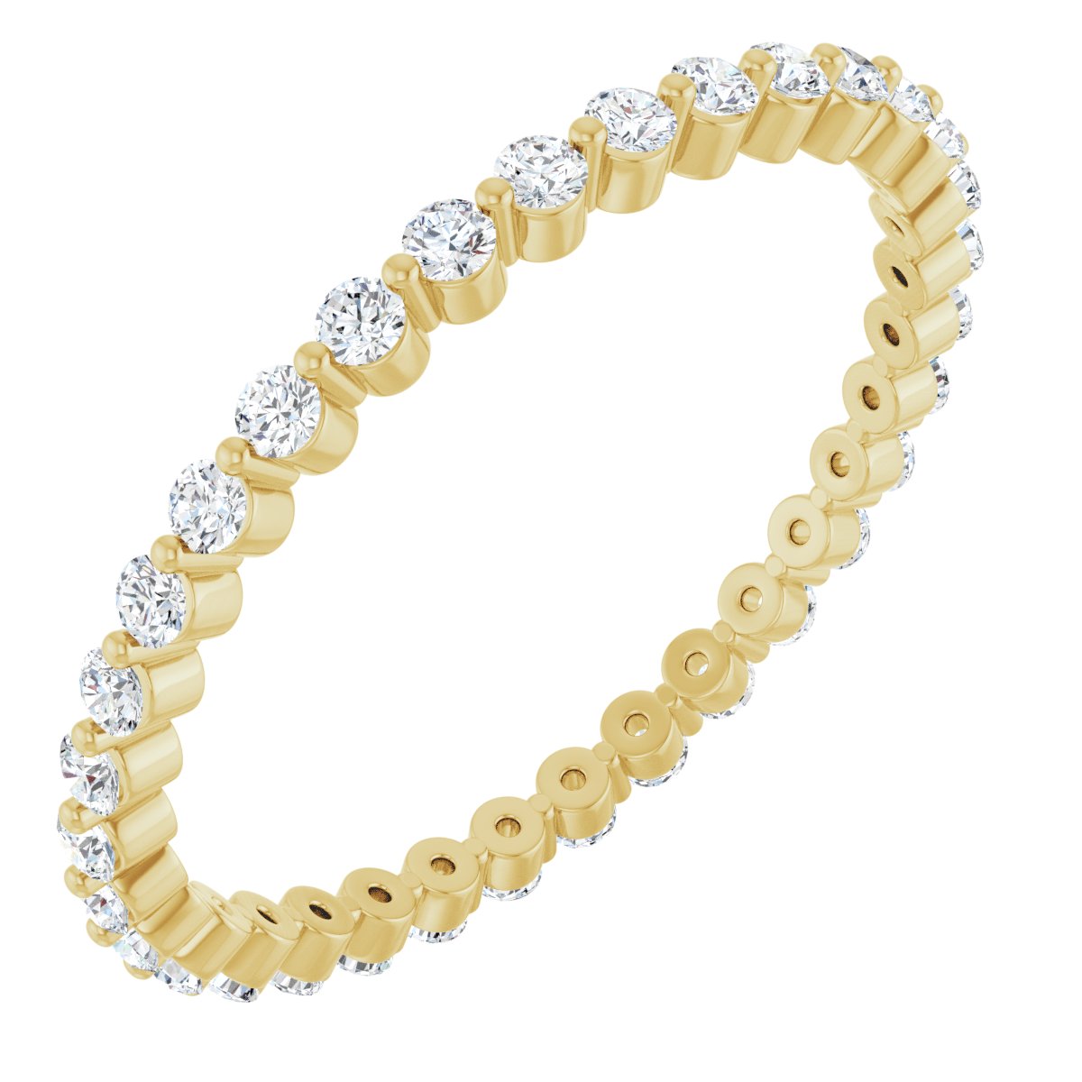 Round Link Eternity Band