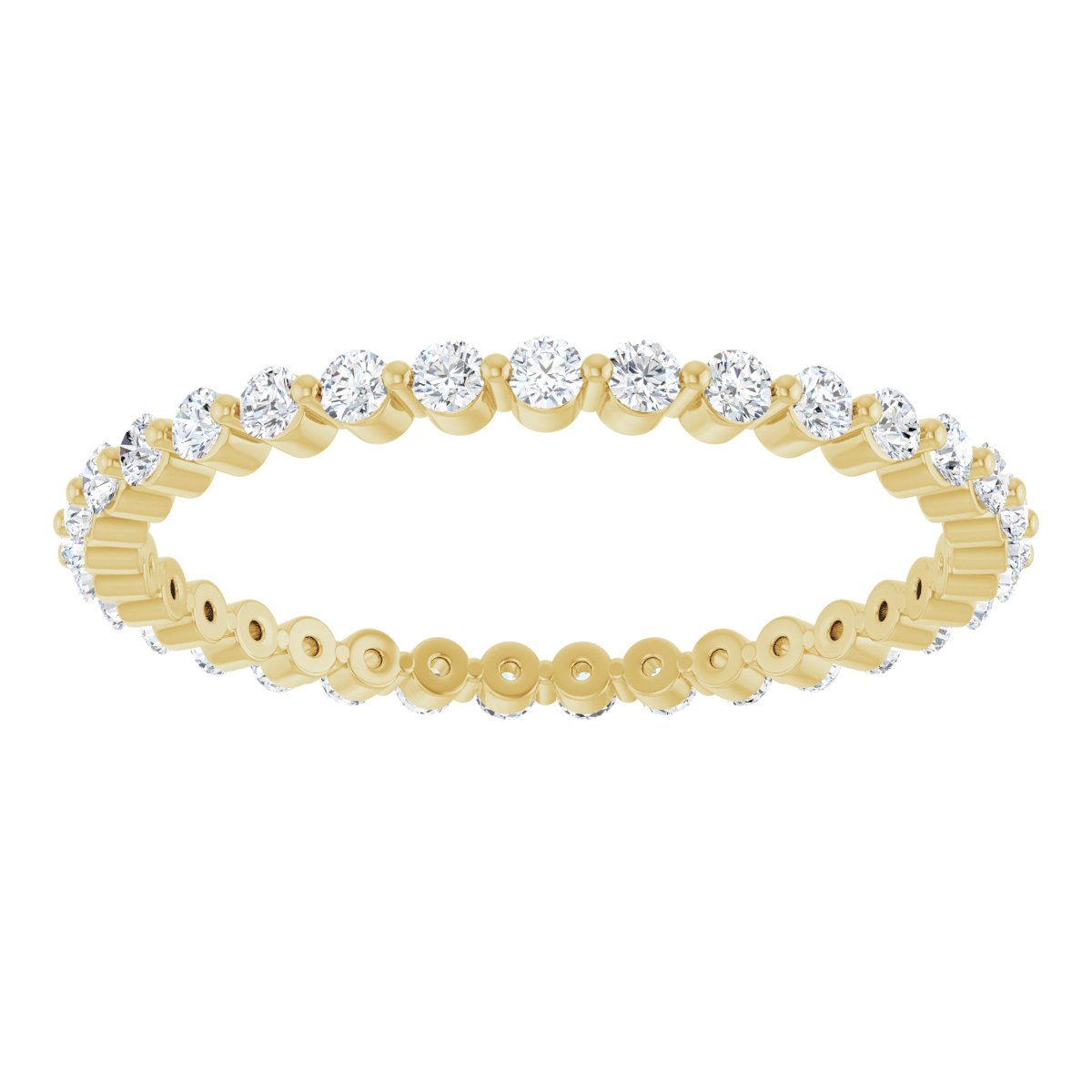Round Link Eternity Band