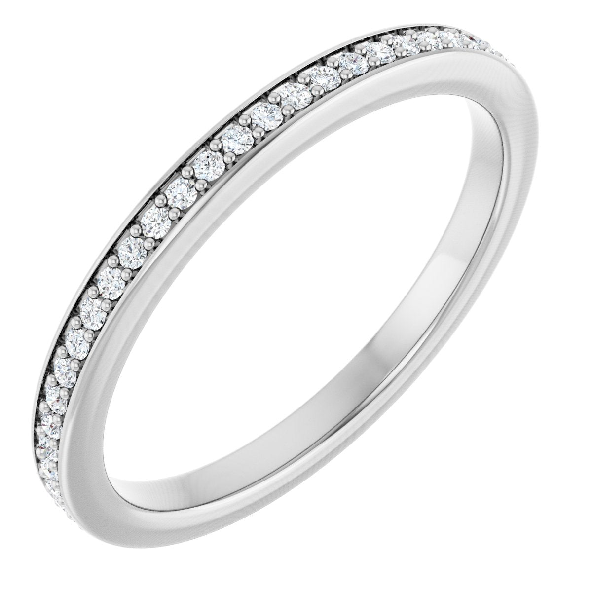 Slim Pave Diamond Eternity Band