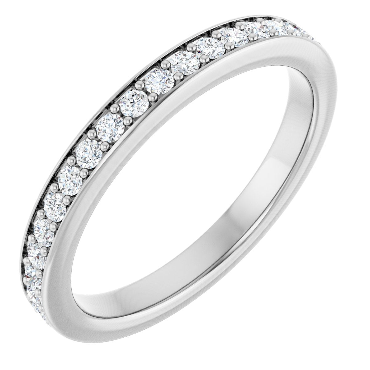 Slim Pave Diamond Eternity Band