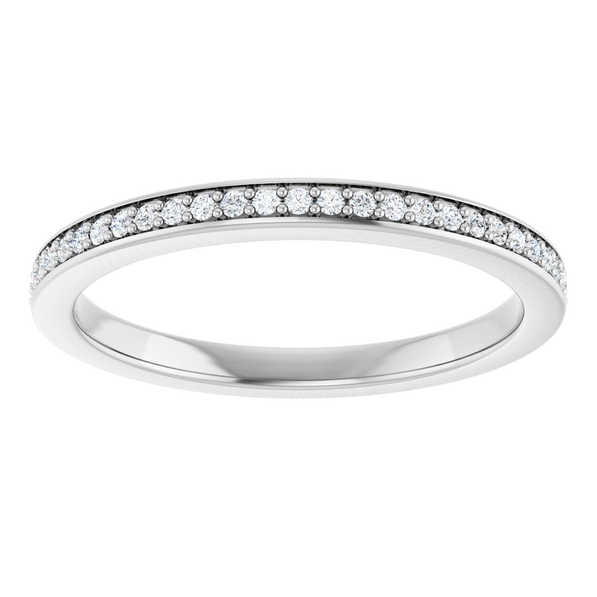 Slim Pave Diamond Eternity Band