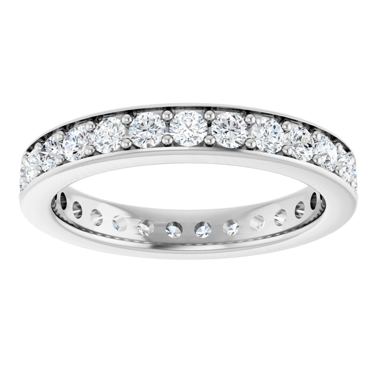 Slim Pave Diamond Eternity Band