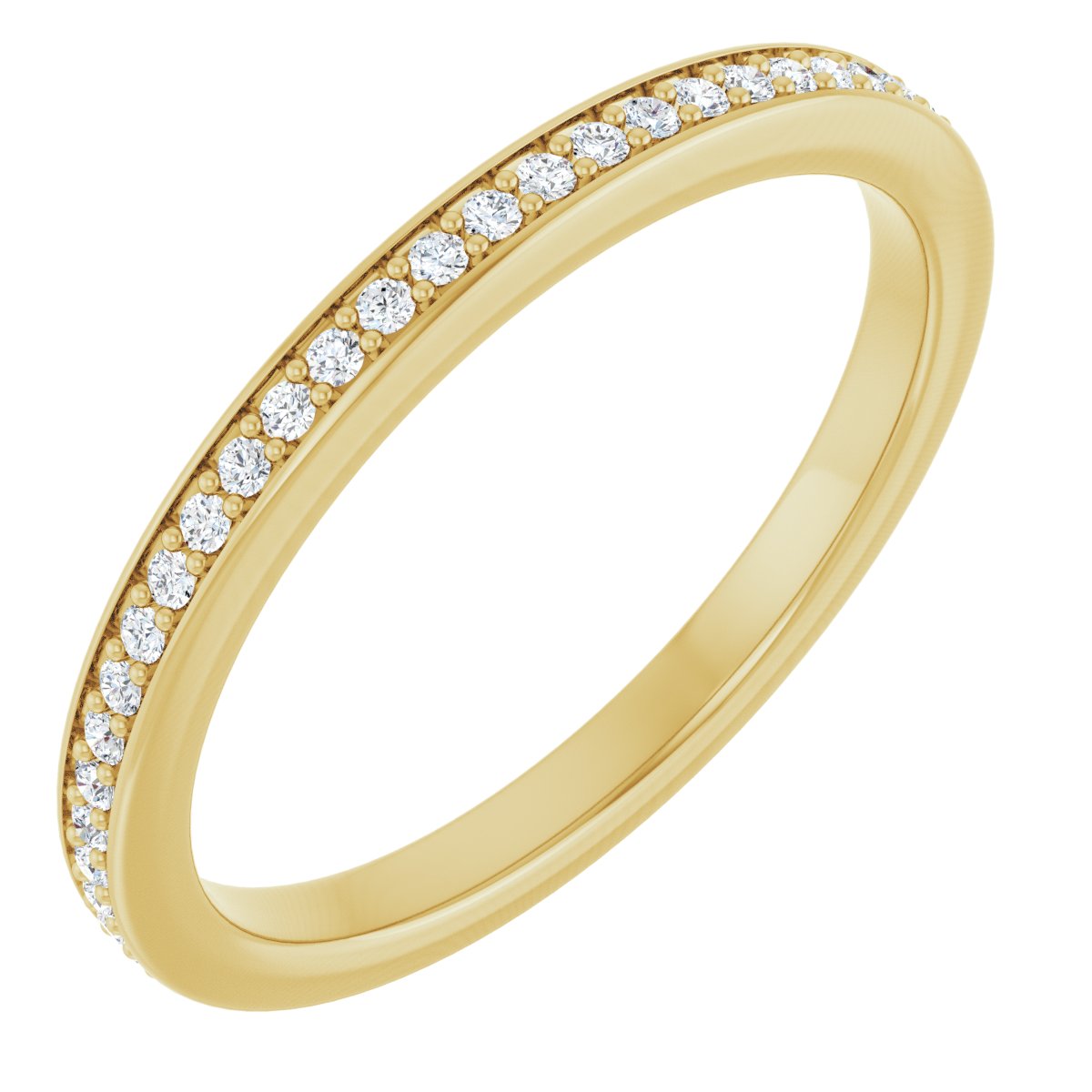 Slim Pave Diamond Eternity Band
