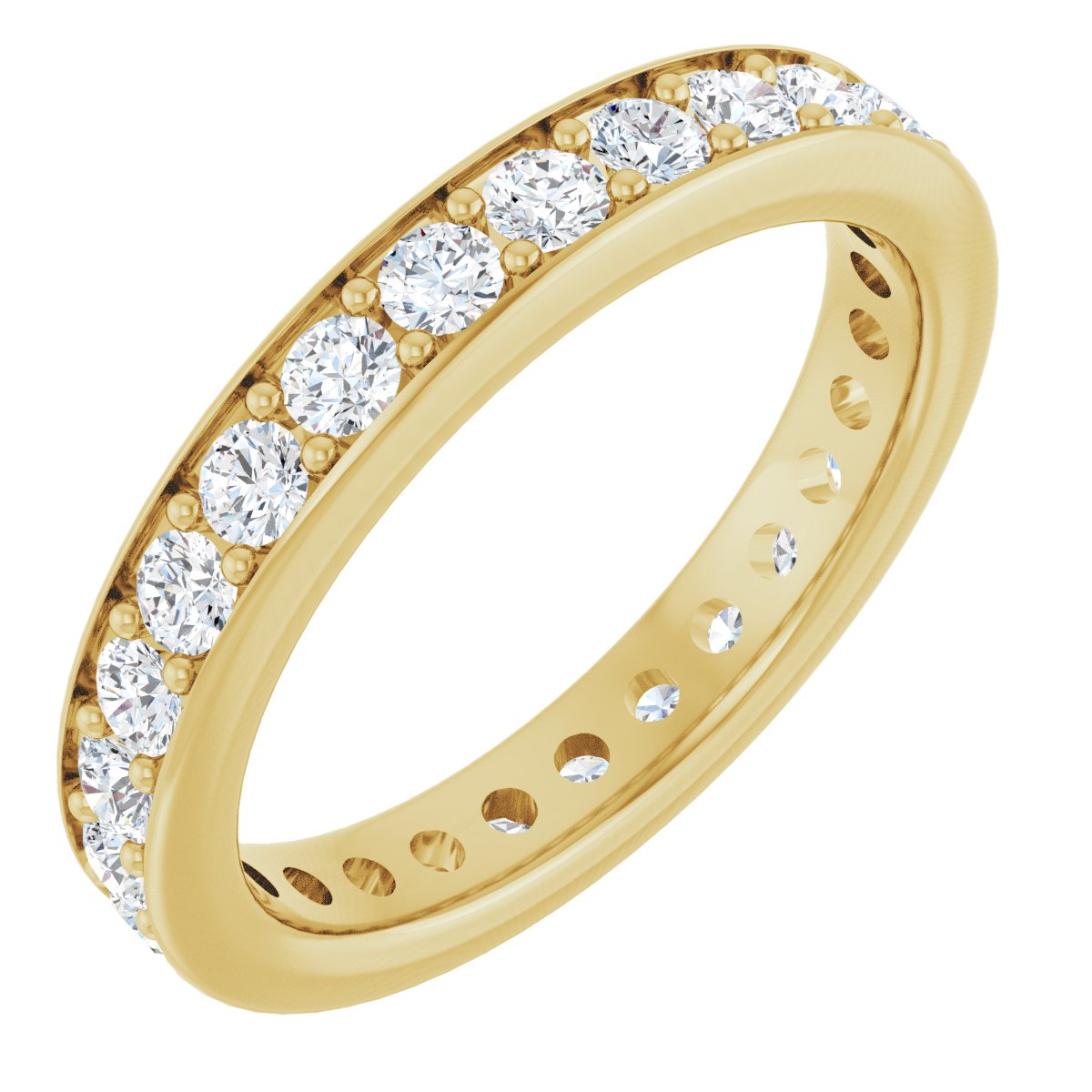Slim Pave Diamond Eternity Band