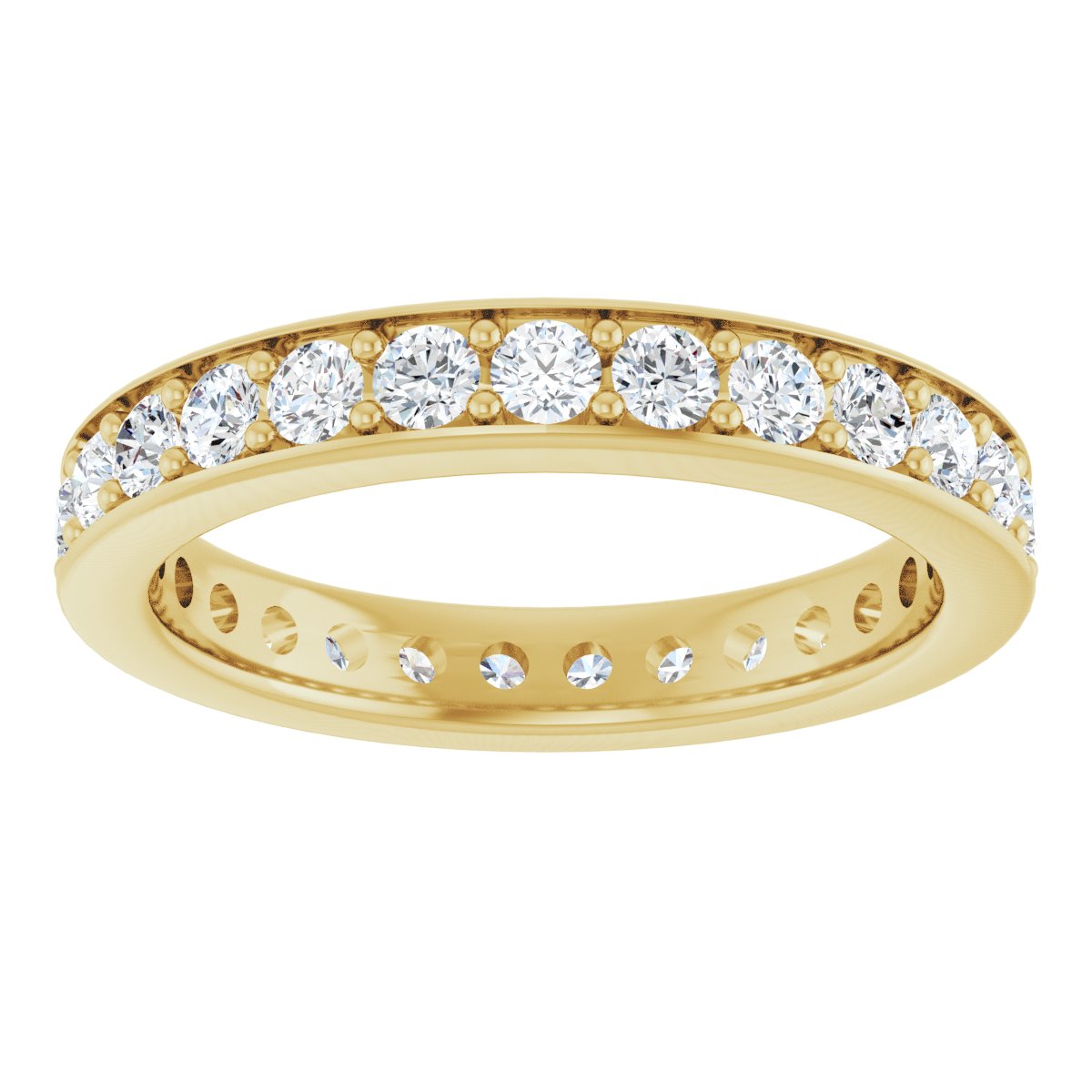 Slim Pave Diamond Eternity Band
