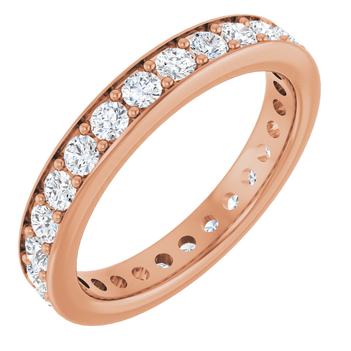 Slim Pave Diamond Eternity Band