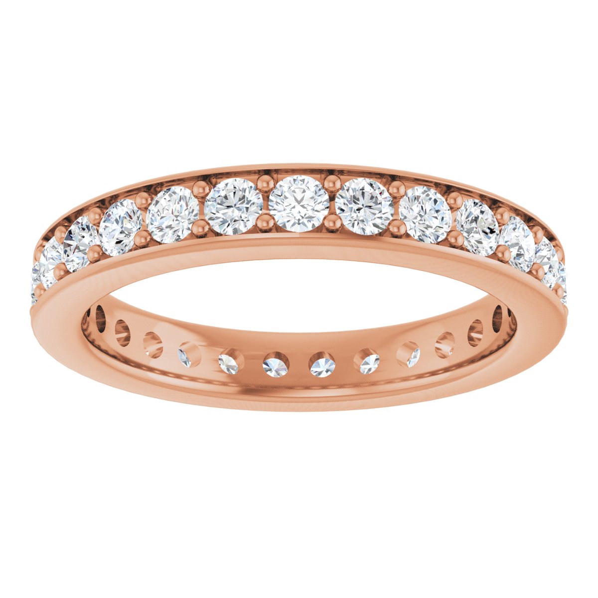 Slim Pave Diamond Eternity Band