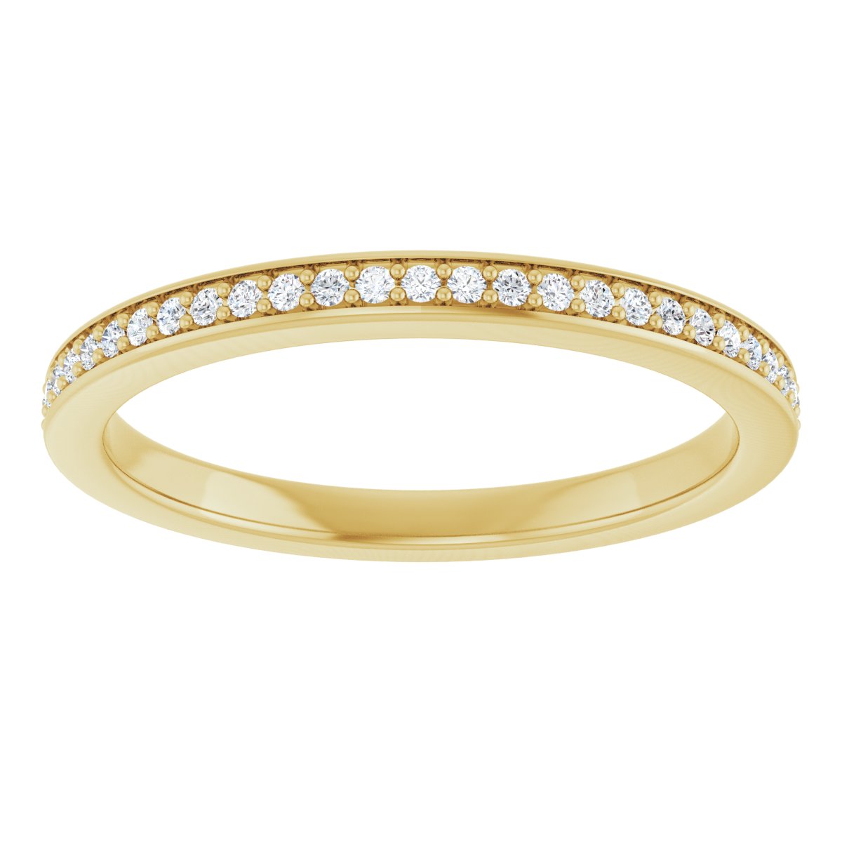 Slim Pave Diamond Eternity Band