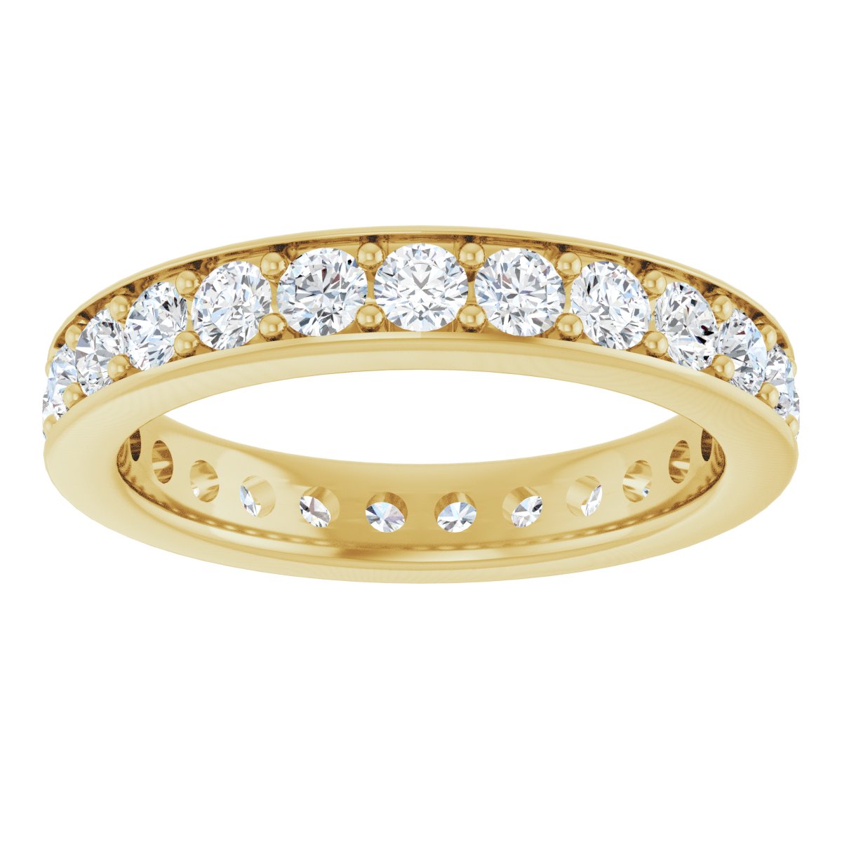 Slim Pave Diamond Eternity Band