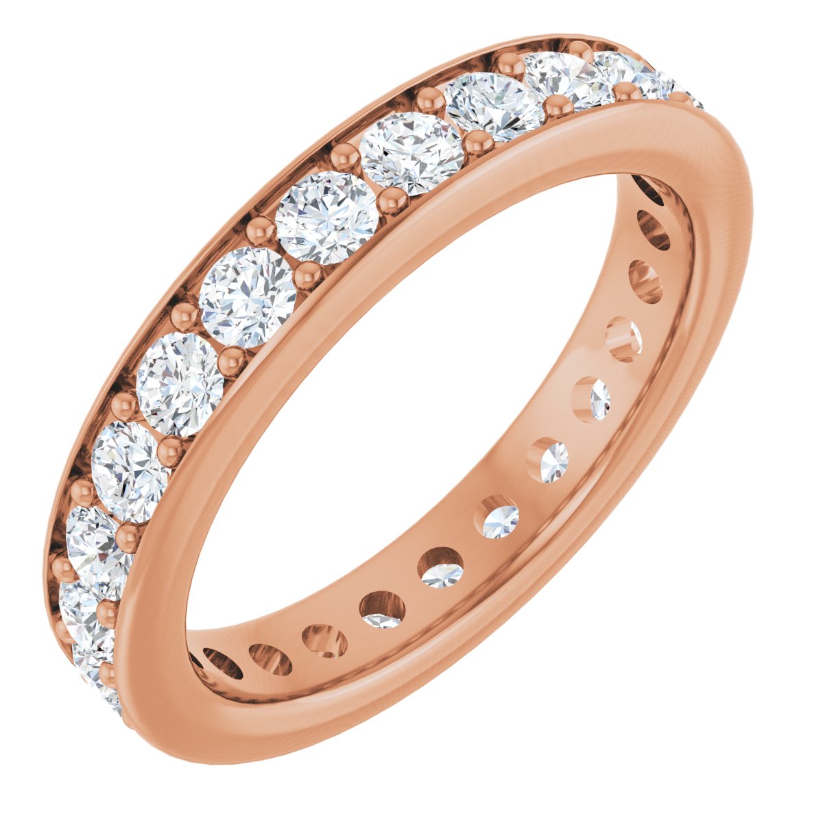 Slim Pave Diamond Eternity Band