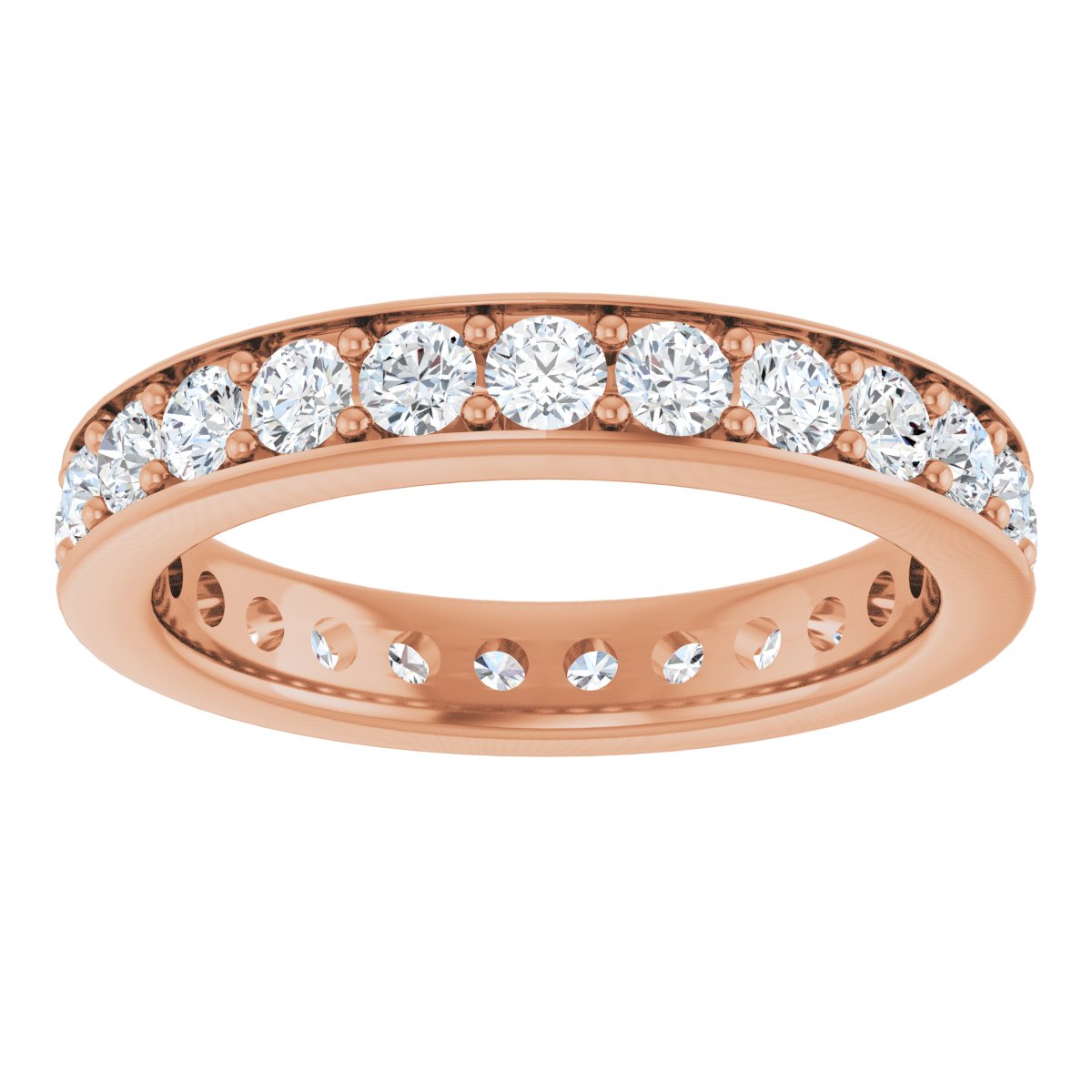 Slim Pave Diamond Eternity Band