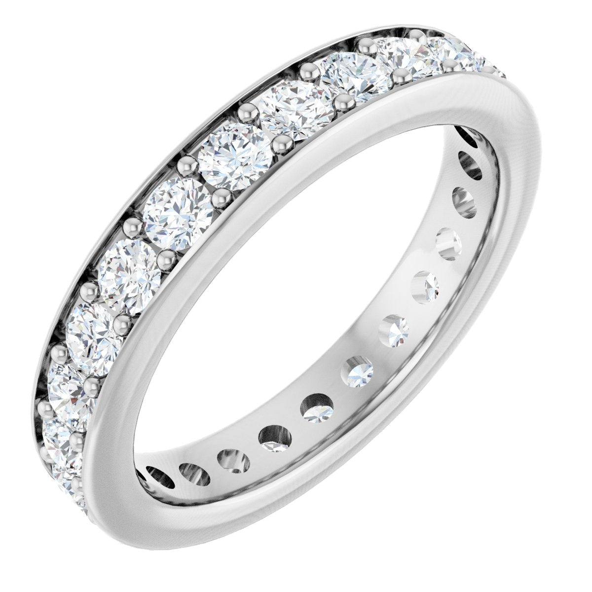 Slim Pave Diamond Eternity Band