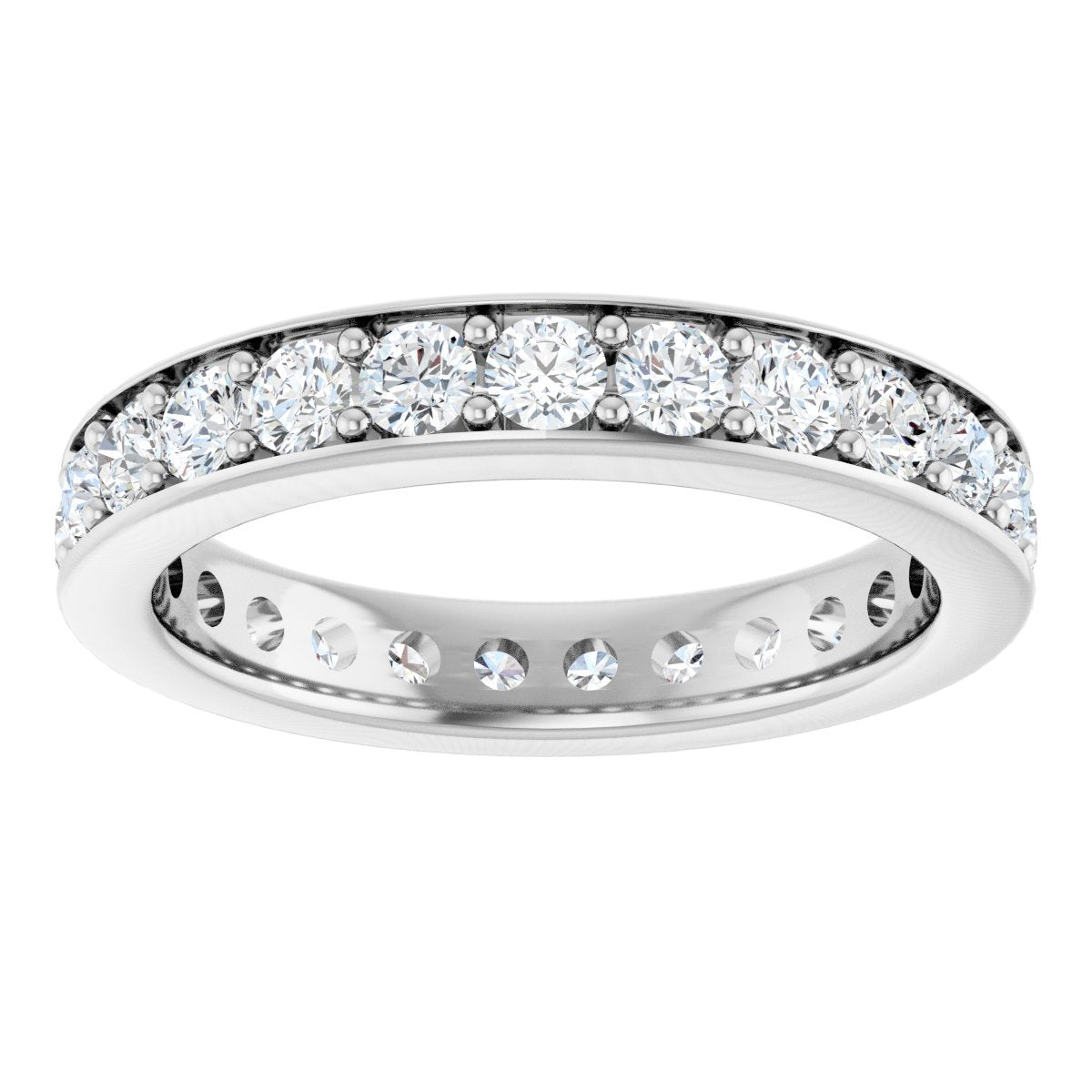 Slim Pave Diamond Eternity Band