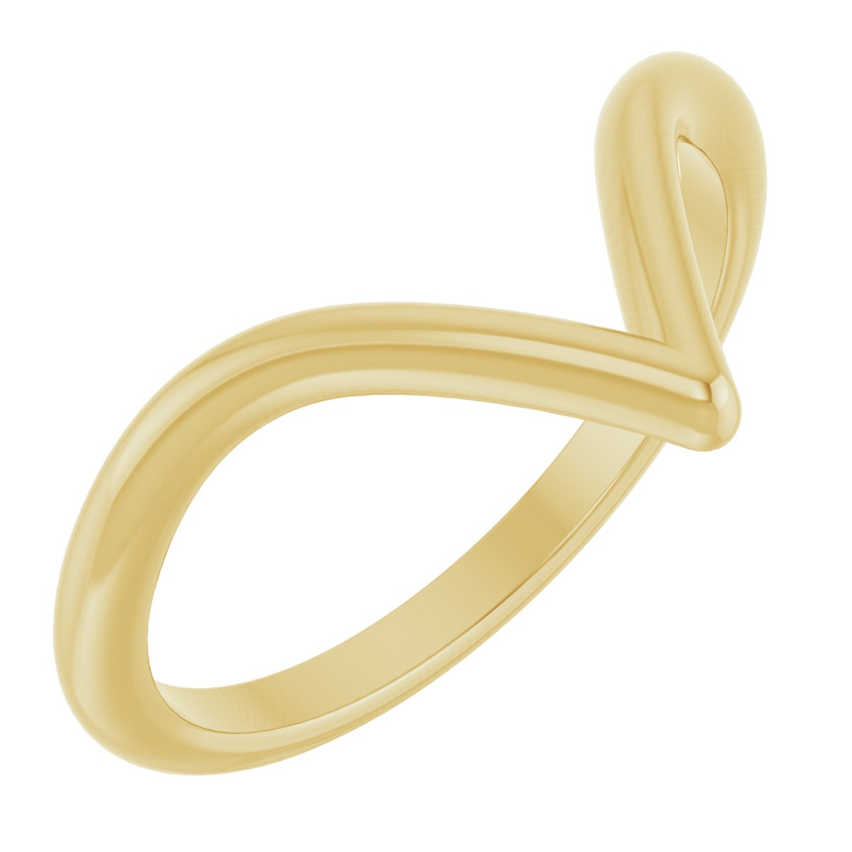 Soft Embrace Sculpted Wedding Ring