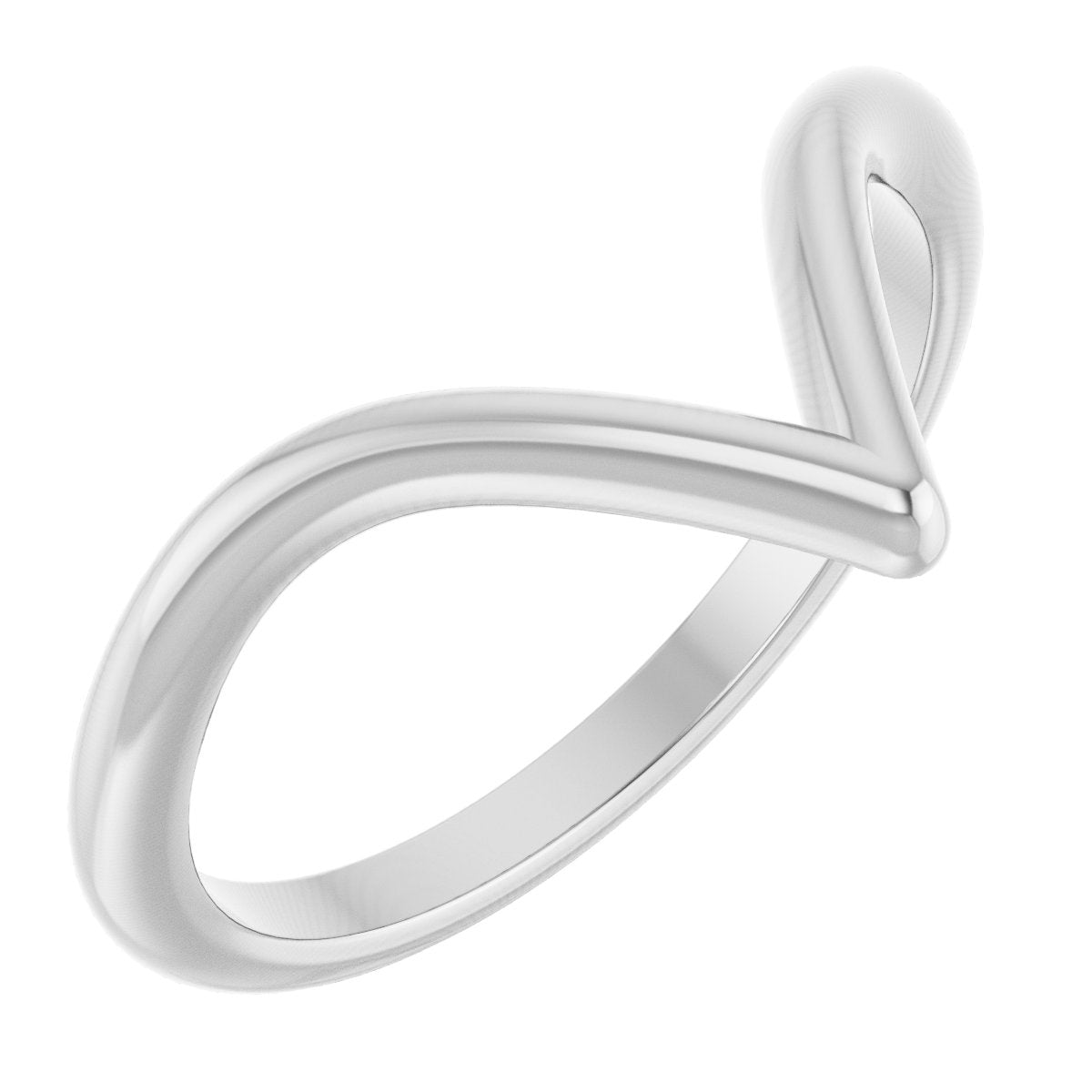 Soft Embrace Sculpted Wedding Ring