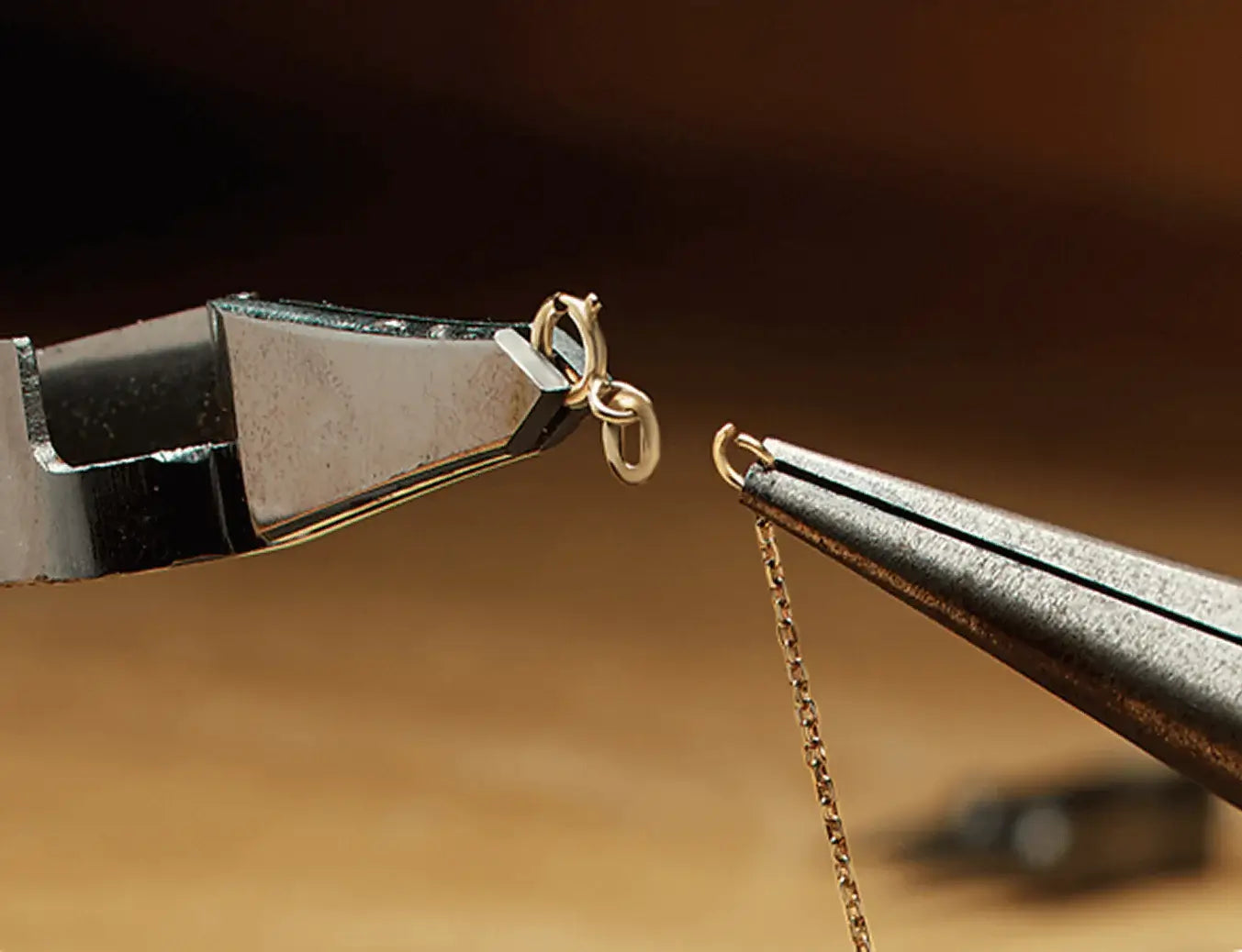 Professional soldering and broken chain repair near Brighton, MA at Talori Jewelers.