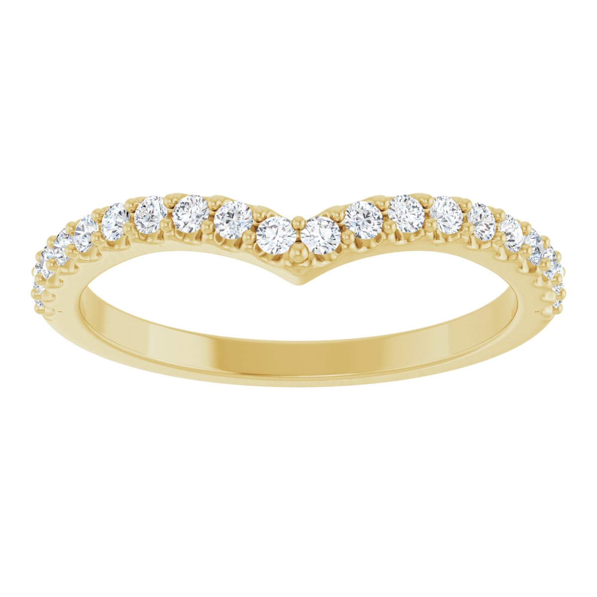 Steady Promise Diamond Curved Ring