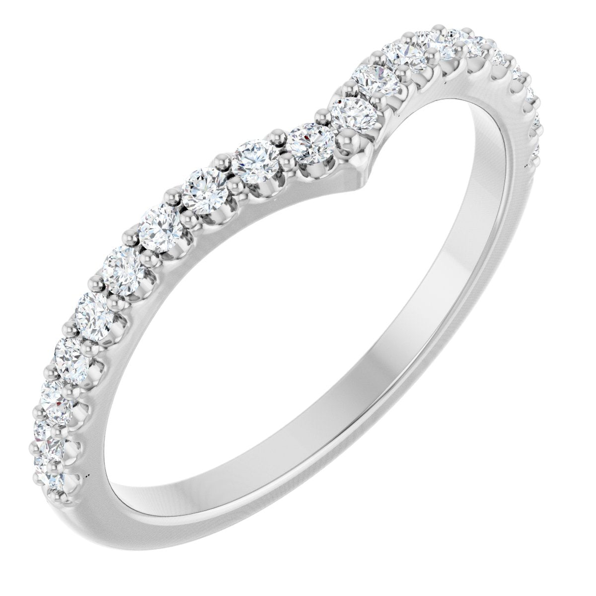 Steady Promise Diamond Curved Ring