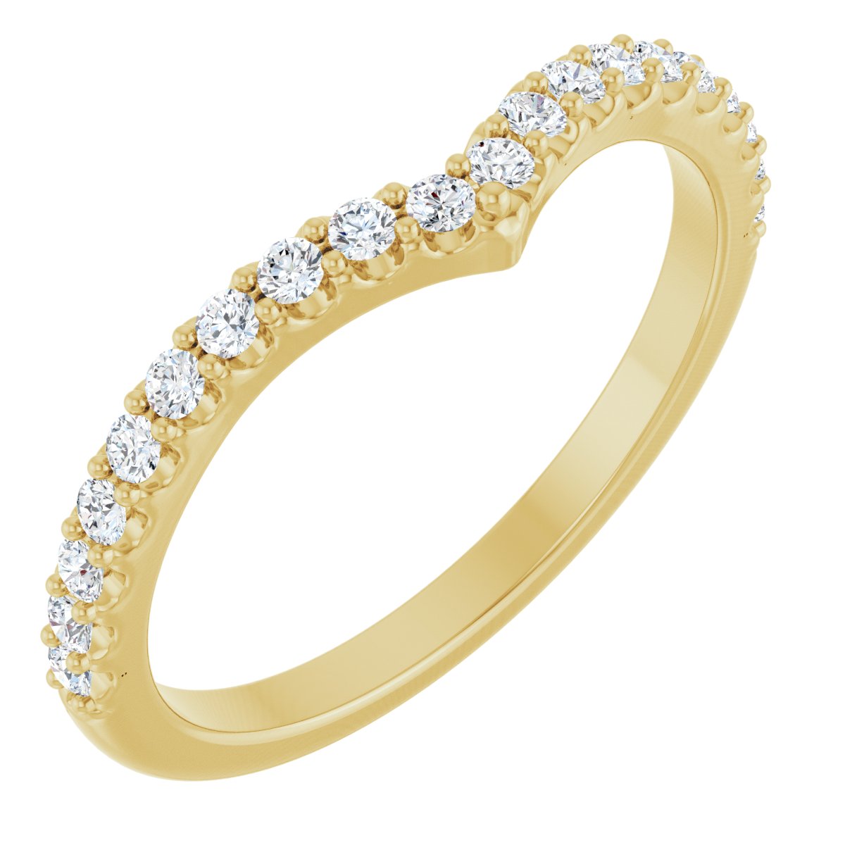 Steady Promise Diamond Curved Ring