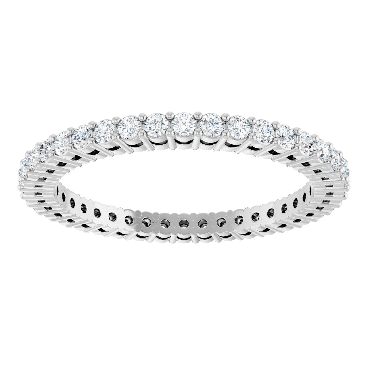 Structured Round Diamond Band