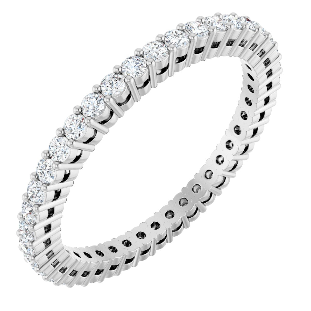 Structured Round Diamond Band