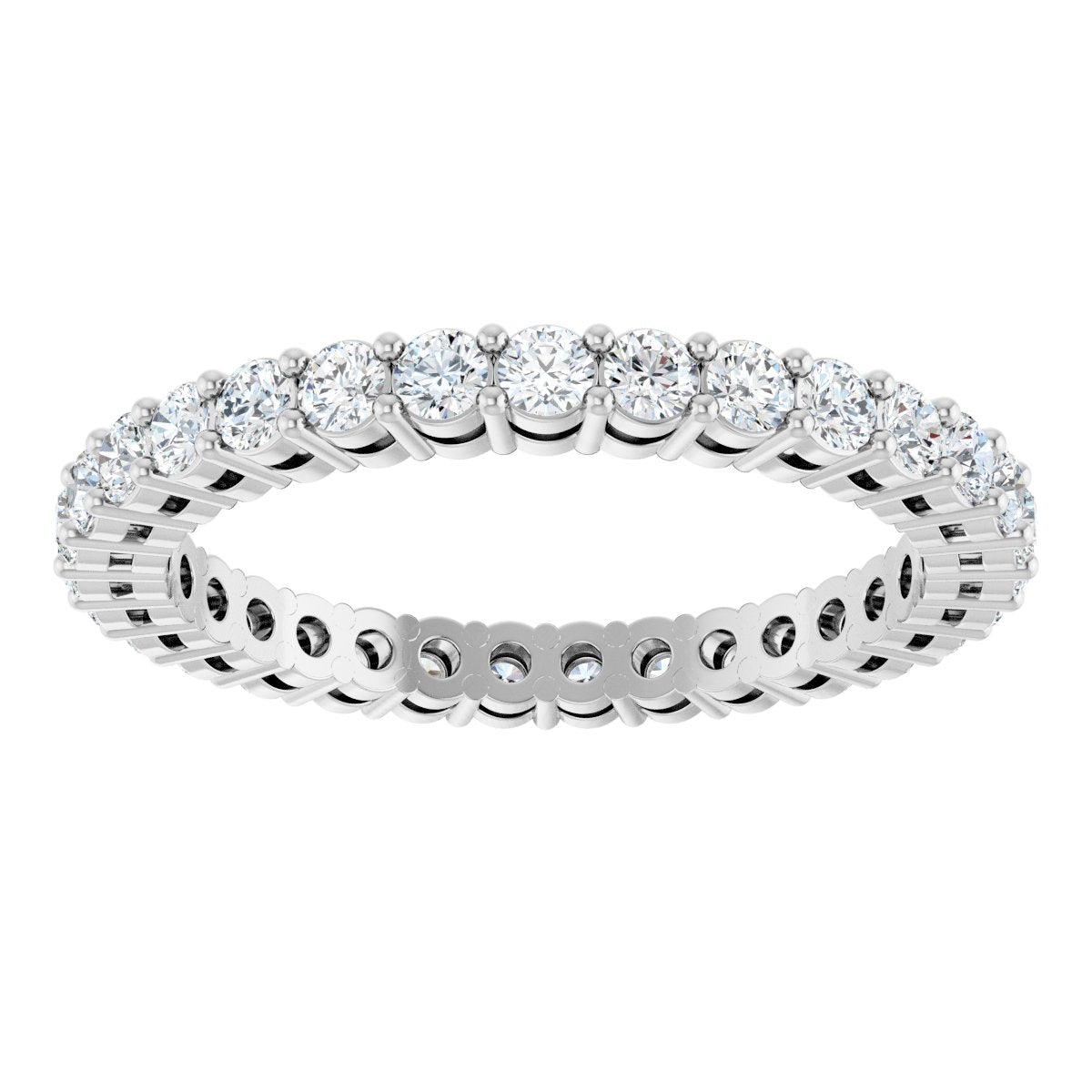 Structured Round Diamond Band