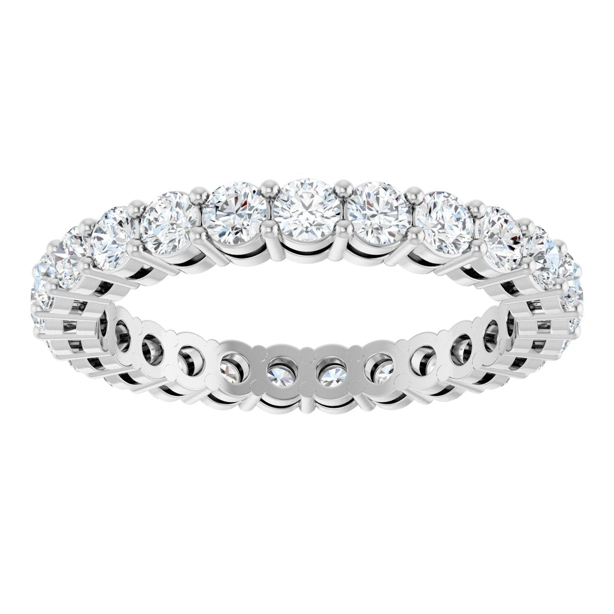 Structured Round Diamond Band