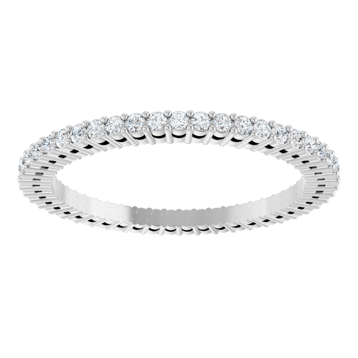 Structured Round Diamond Band