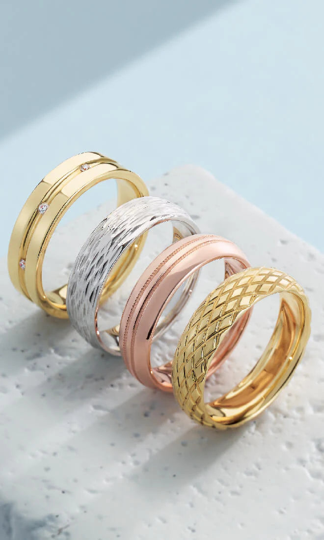 Talori showroom featuring elegant wedding rings in Newton, MA.