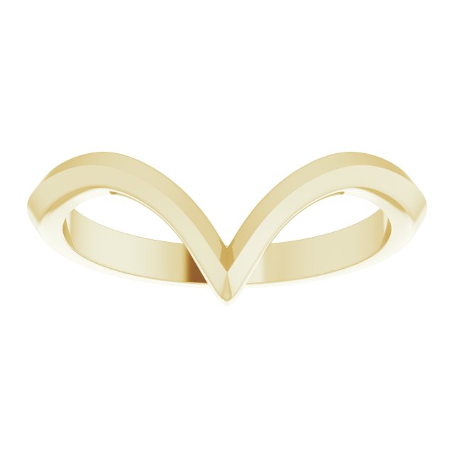 Quiet Promise Wishbone Wedding Ring
