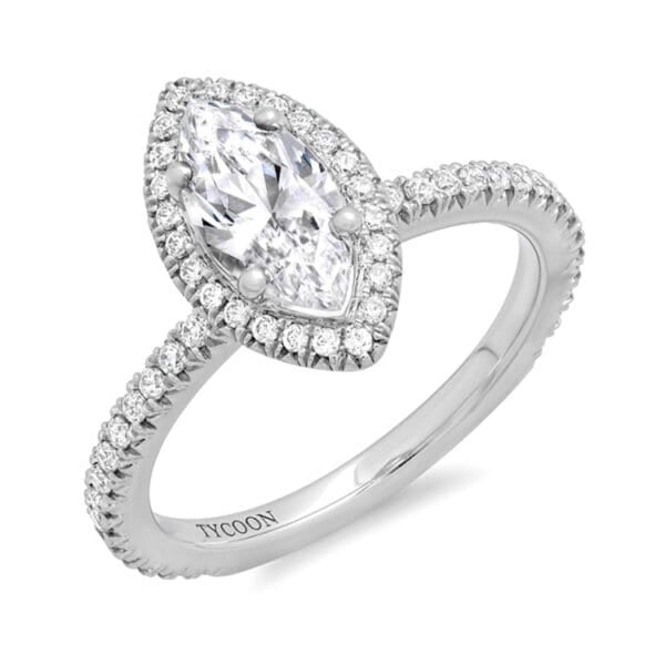 Halo Diamond Engagement ring RNG01963