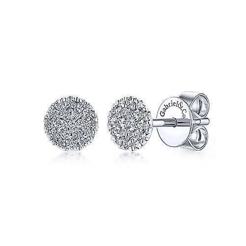 diamond pave earrings