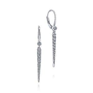 diamond spike earrings