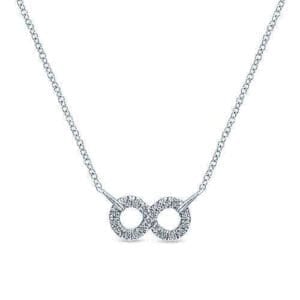 925 Silver infinity necklace