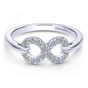 silver infinity ring